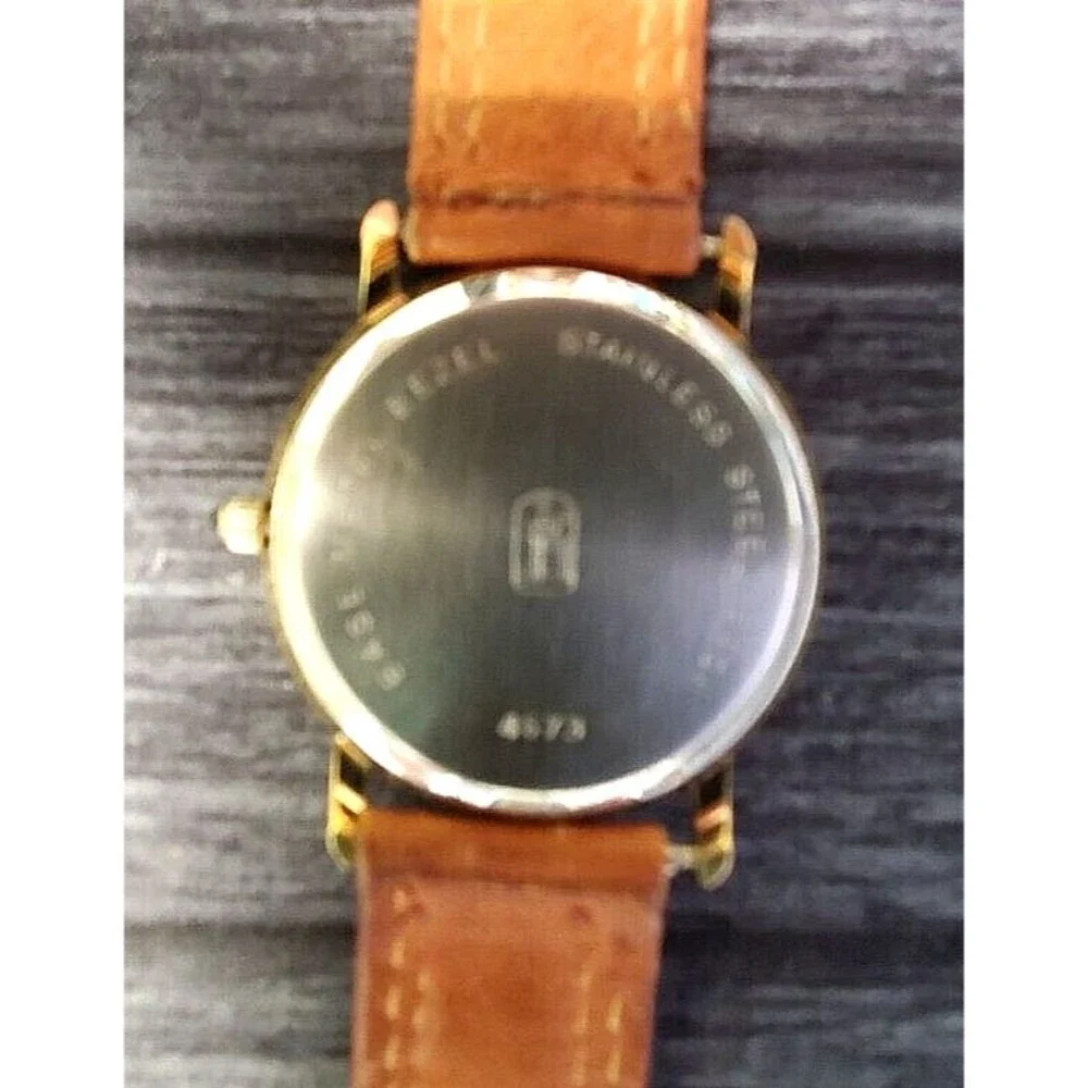 Rare Vintage Jules Jurgensen Gold Men’s 4673 Champaign Quartz Date‎ Wristwatch!